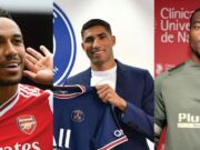Football : Hakimi, Aubameyang et Kondogbia, le trio des Africains les mieux payés de la Ligue 1